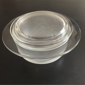 Heller Oven Microwave Bakeware L & M Vignelli USA 1 Qt Casserole Lid MCM VTG